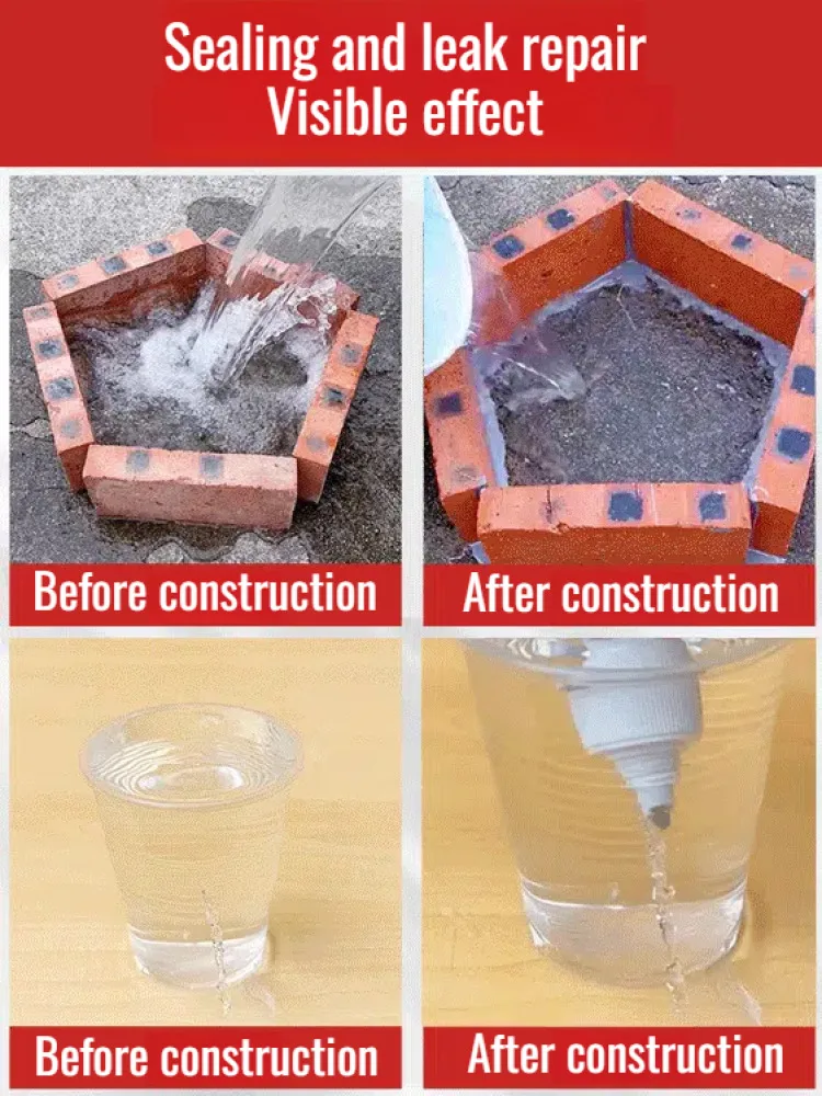 Deep Leak Repair Crack Waterproof and Anti-Cracking Road Self-Leveling Caulking