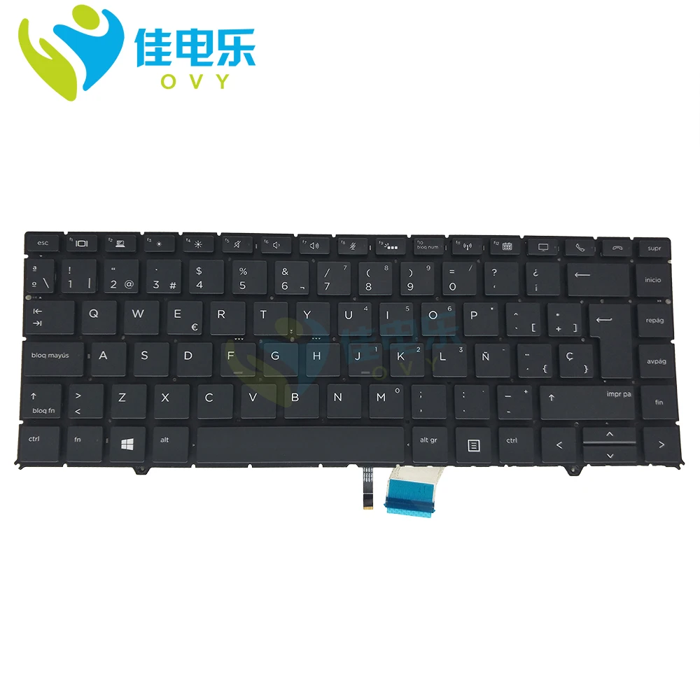 Espanhol Teclado Backlit Laptop hp Zbook Studio g5 Mobile Workstation X360 Elitebook 1050 g1 Espanha Teclados Latinos