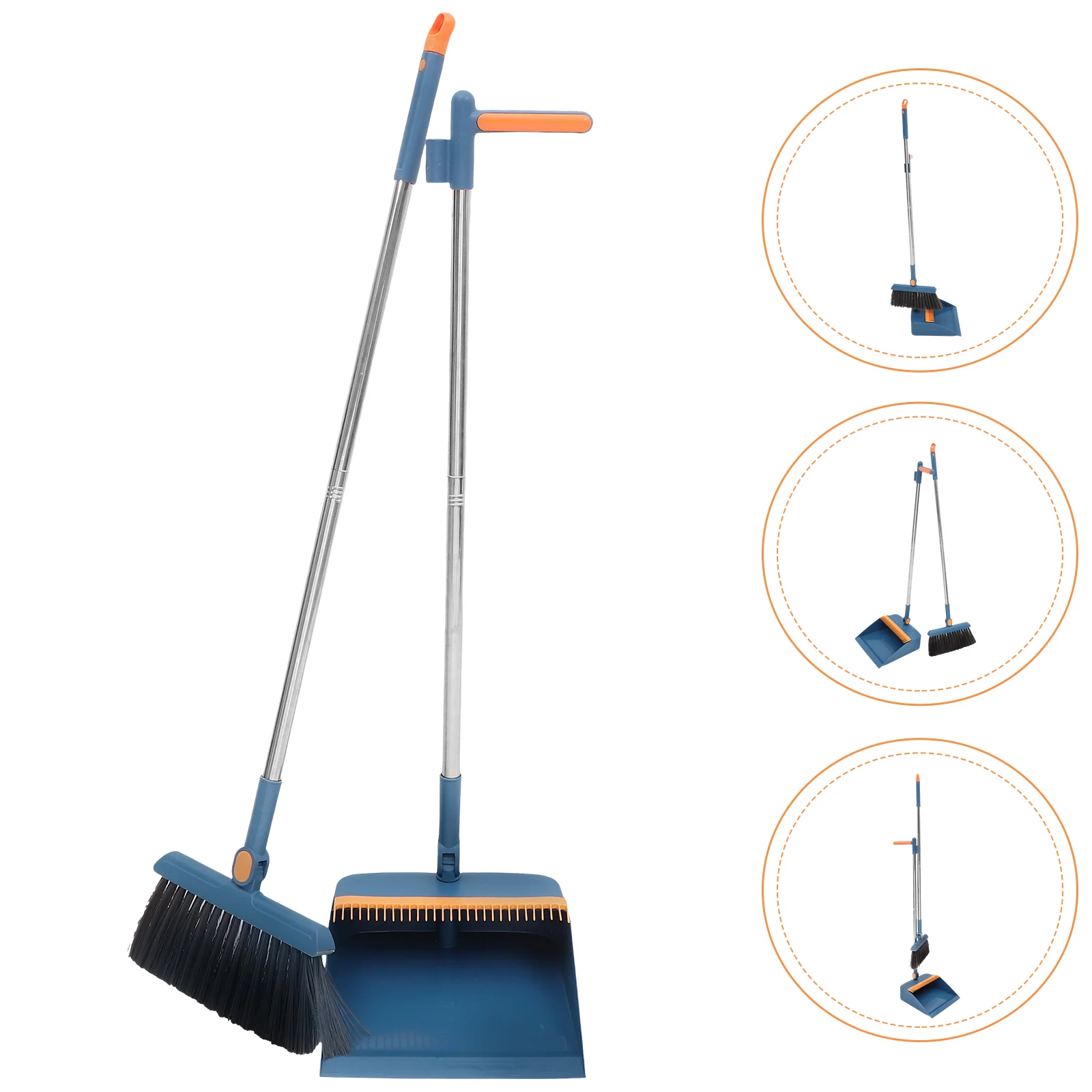 

1 Set of Floor Anti-static Floor Sweeping Restaurant Dustpans Home Cleaning Supplies (Random Style)