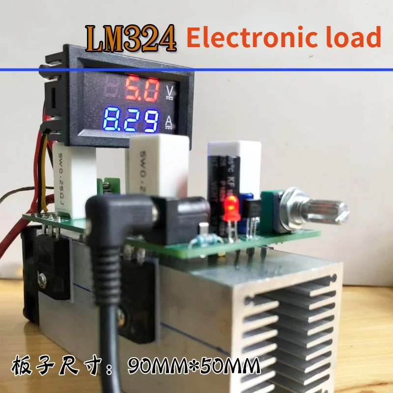 Adjustable Constant Current Electronic Load Instrument 4mos Tube Lm324