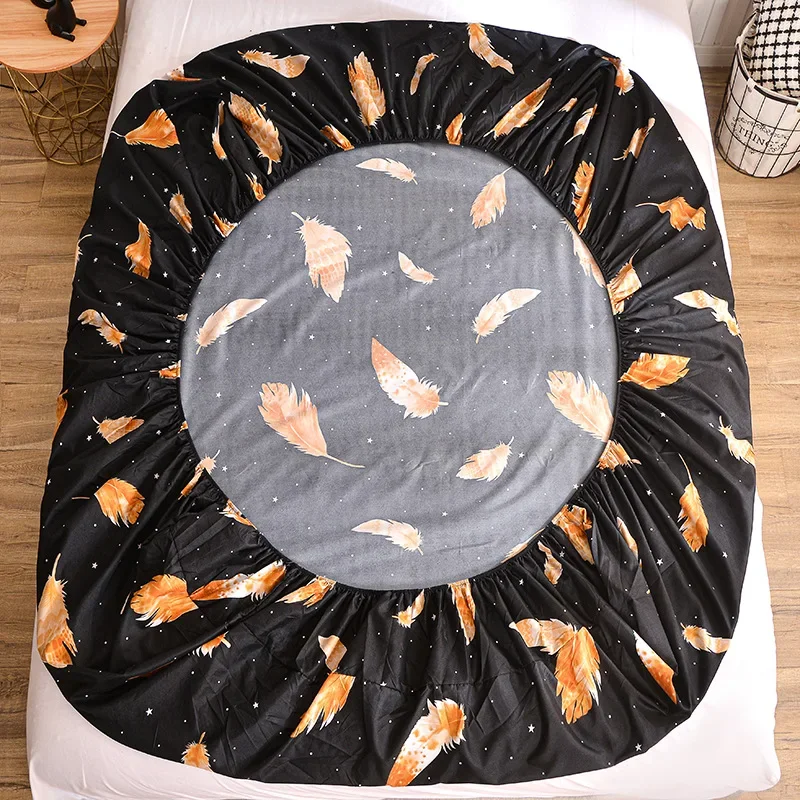 Four Seasons Men and Women Simple Fashion Butterfly Print Bedspread Home Bedroom Hotel  미용베드커버