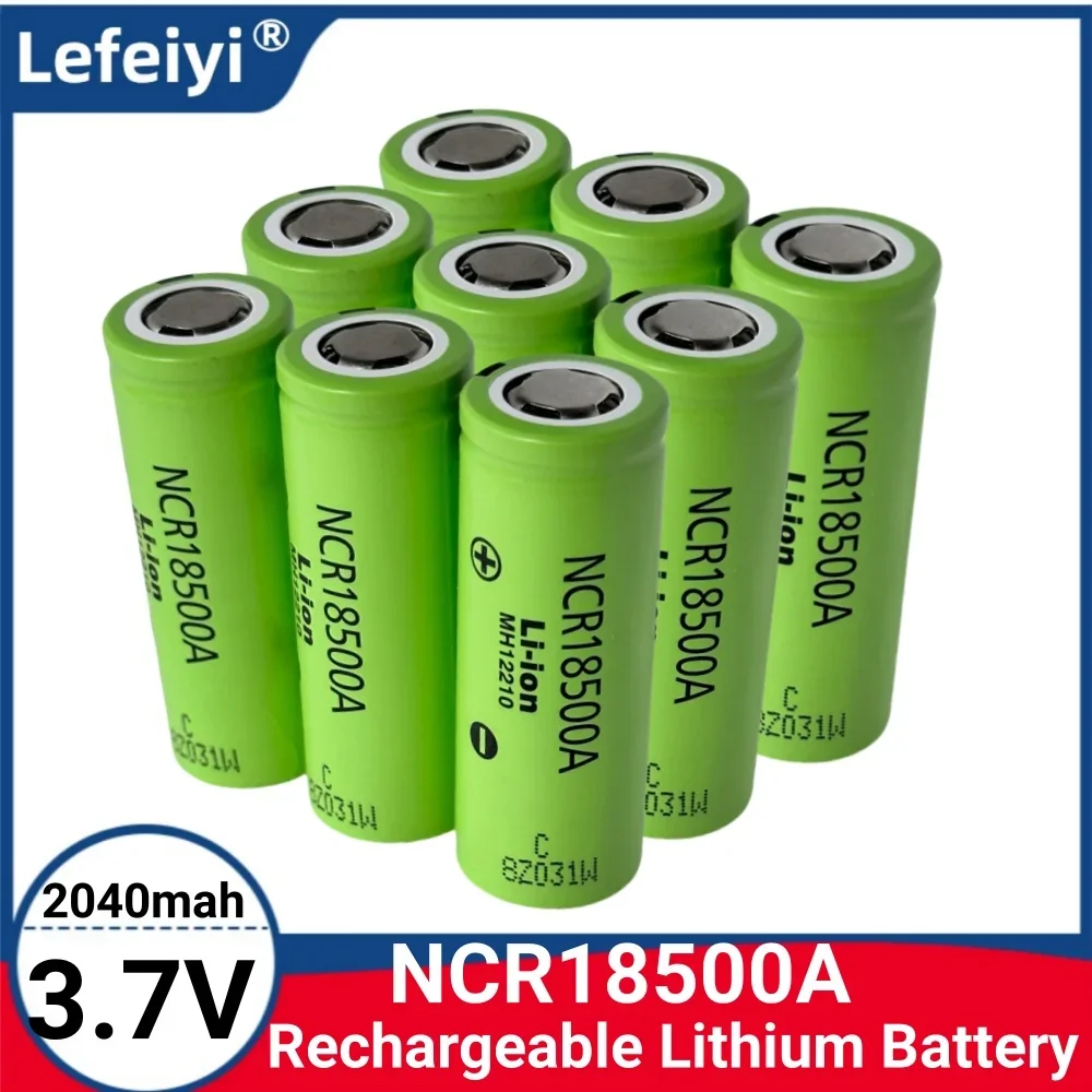 3.7V 18500 2040mah Li-ion Battery for Original Panasonic 3.7V 18500 2040mah Toy Flashlight 3.6V Battery, Etc