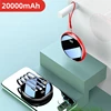Mini Power Bank 20000mAh with Mirror Screen USB C Powerbank for iPhone 16 Samsung Xiaomi Huawei Portable Charger Spare Battery 1