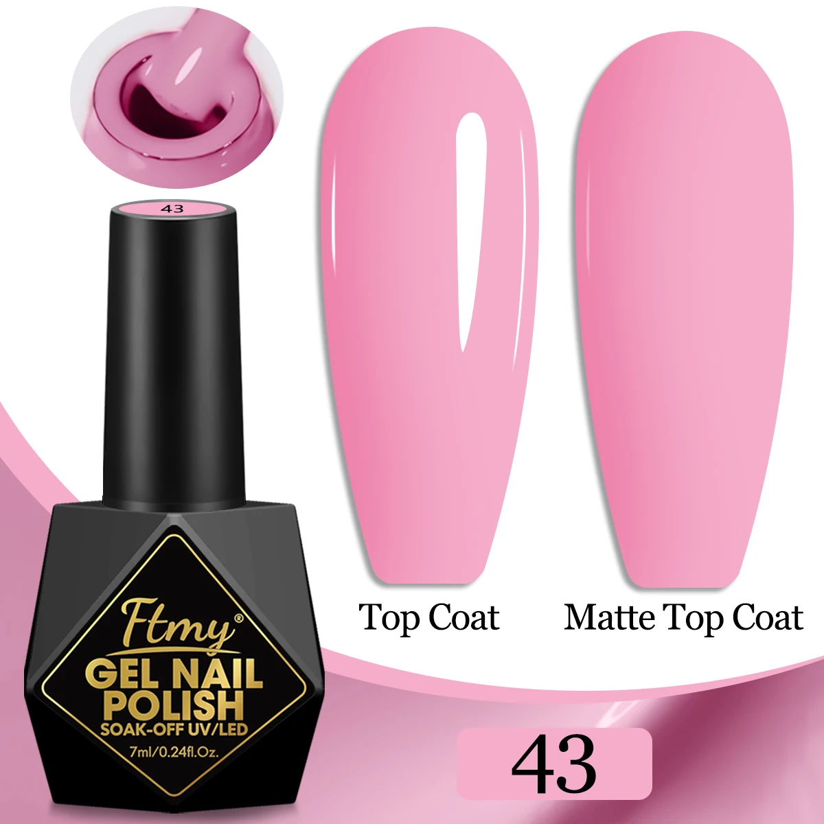 Color Gel Polish Set - Popular Series, 7ml, Vibrant Manicure Collection with Smooth Texture, UV LED Soak Off Semi-Permanent Nail Art