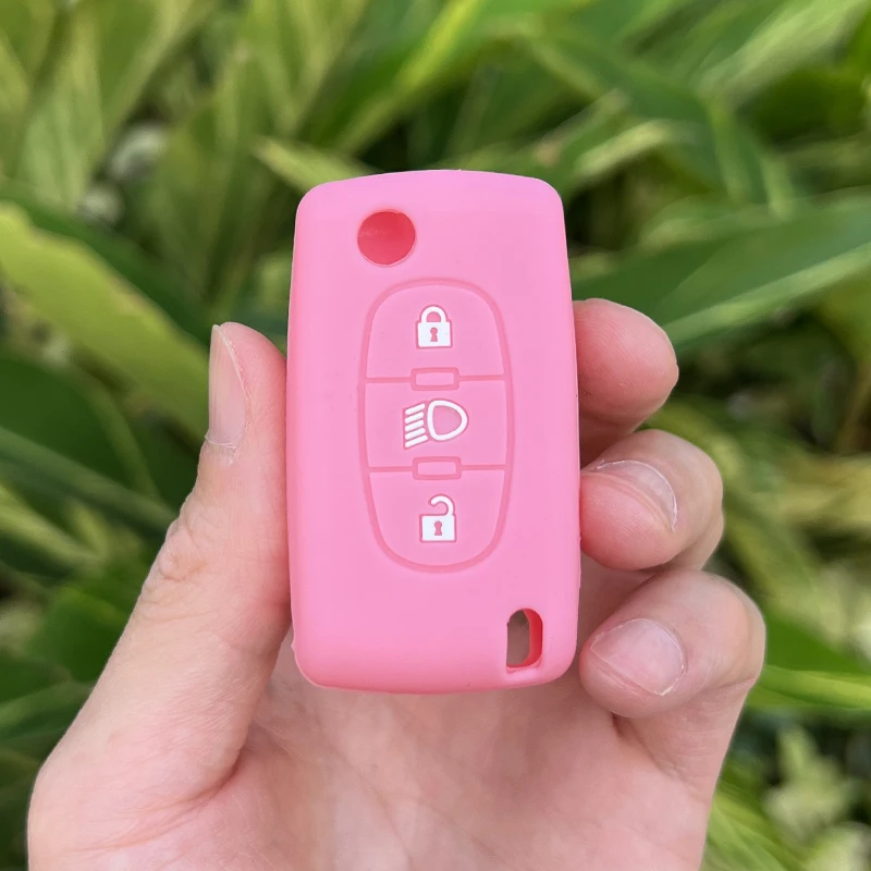 Car Key Cover Silicona Protector Negro Compatible Con