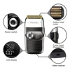 Original Kemei KM-2026 KM-2027 2 In 1 Rechargeable Electric Shaver LCD Reciprocating Razor For Men USB Charging Beard Trimmer 4