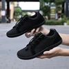 Unisex Minimalist Casual Canvas Barefoot Walking Shoes Wide Toe Slip on Zero Drop Sole Cross Trainer Sneakers for Men and Women 2