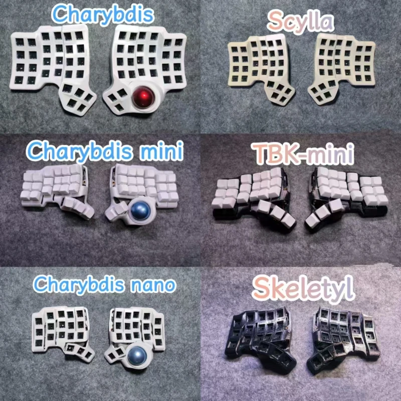 Charybdis mini 完成品 無線化 Bluetooth オフホワイト えんぞ