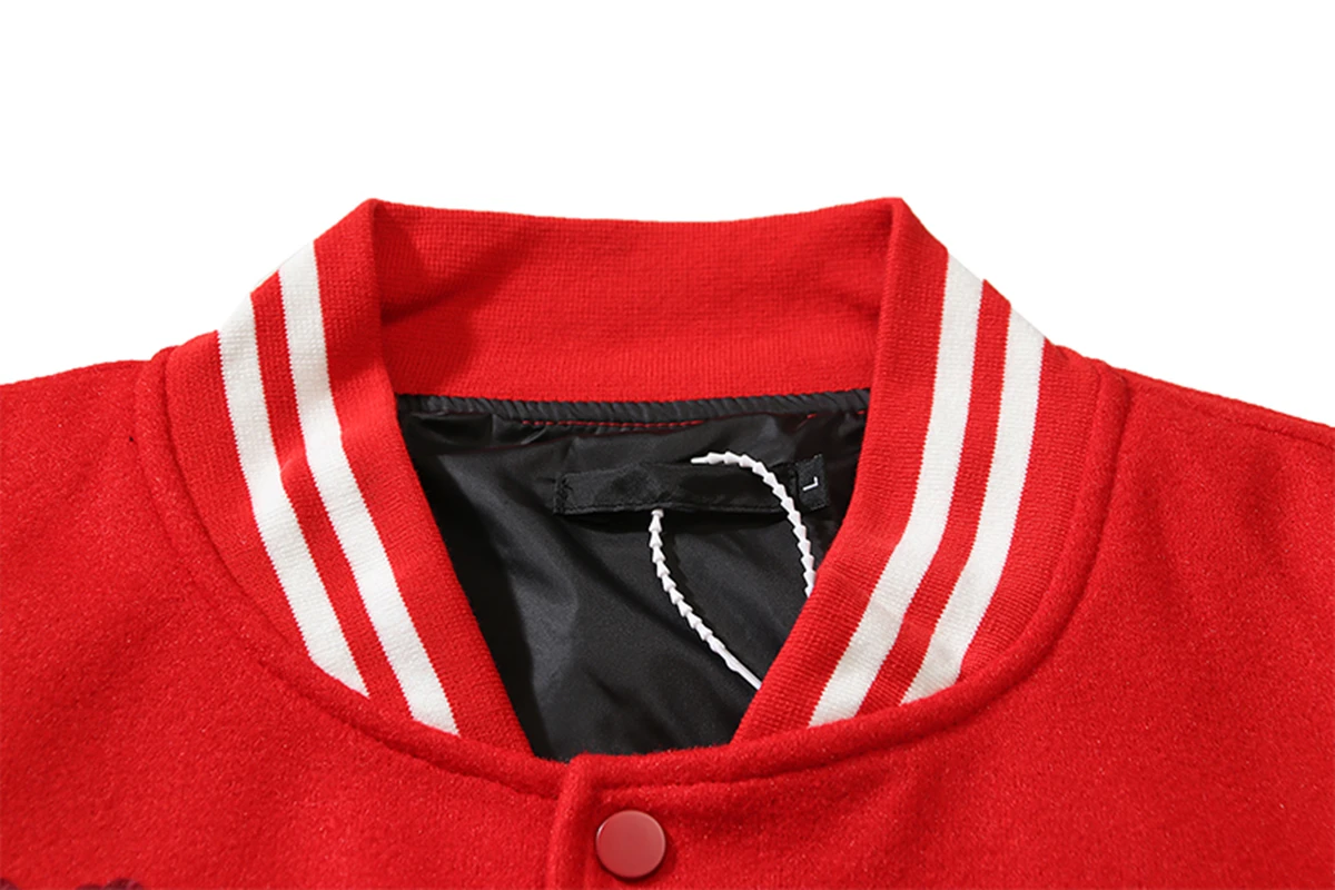 Yao Fashion Patch Casual Coat Streetwear Luxury Band Sport Oversize Loose Winter Thick Y2k High Street Jacket For Men