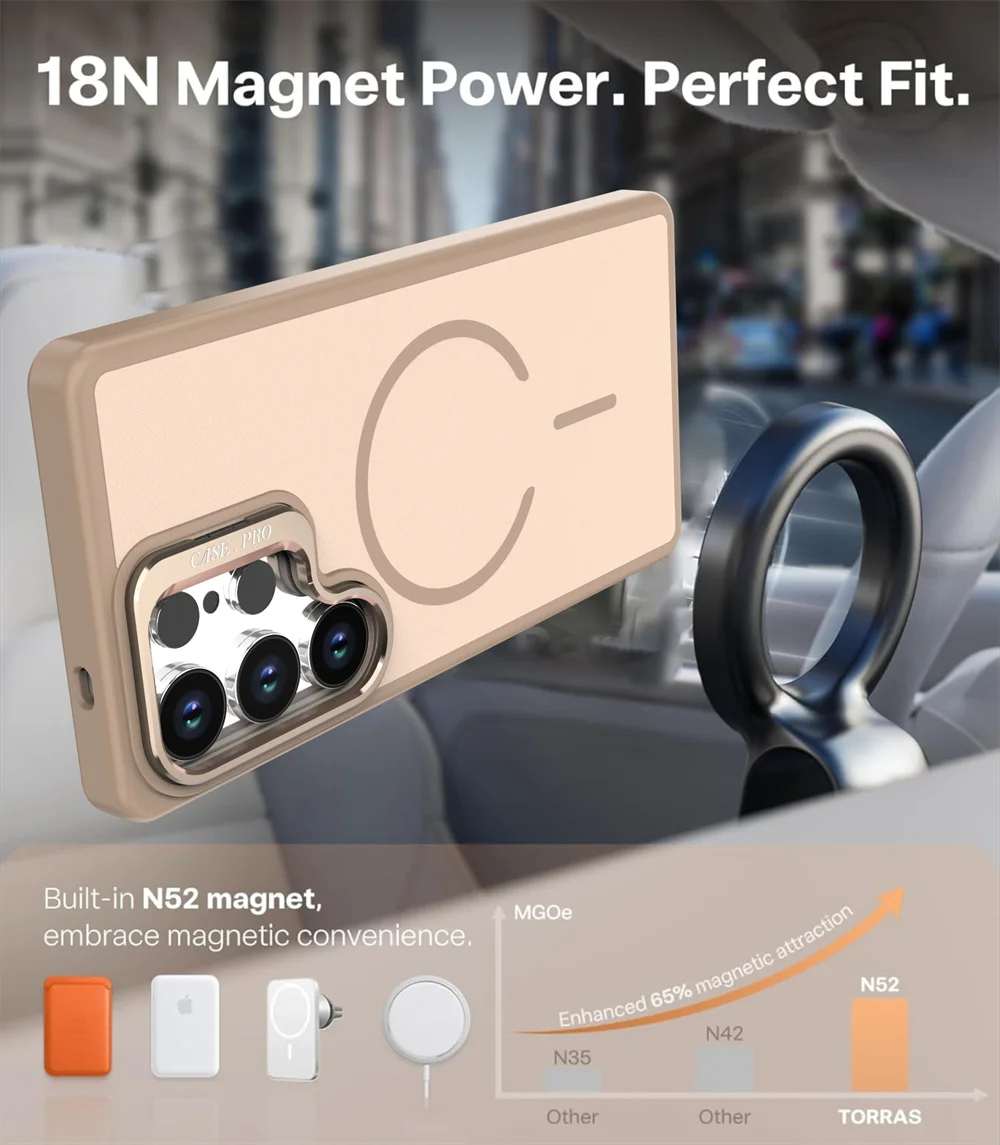 Magsafe Magnetic Metal Stand Liquid Silicone Case