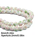 6mm pink green