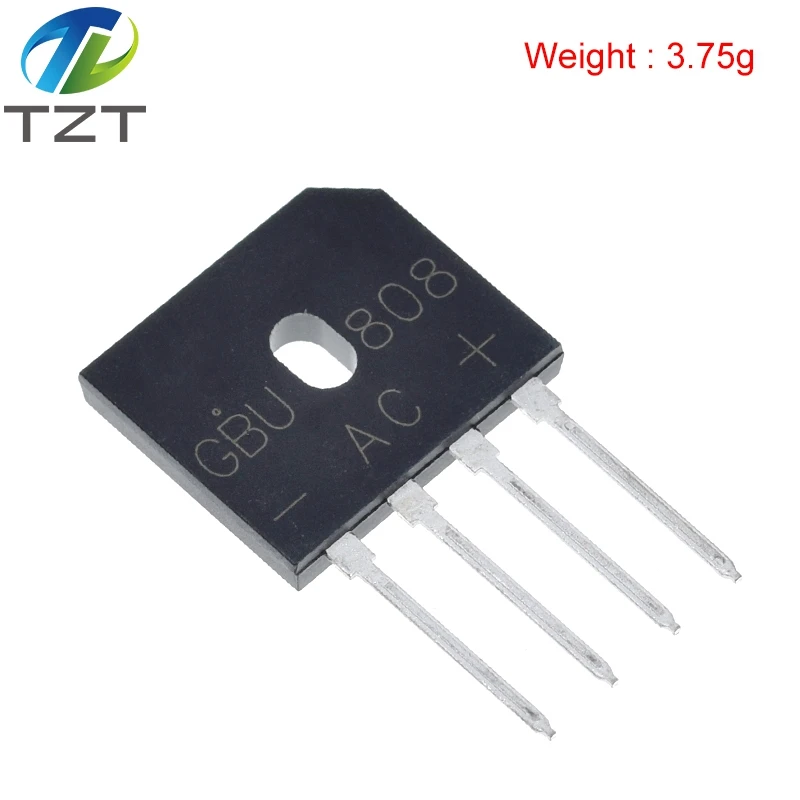 5Pcs GBU808 800V 8A power Diode Bridge Rectifier diode bridge rectifier