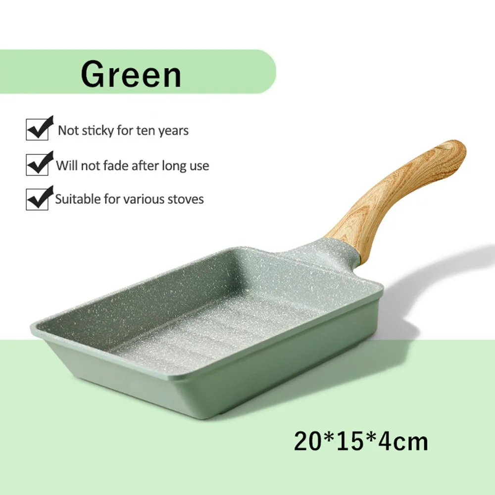 Tamagoyaki Pan Cast Iron Japanese Egg Pan Square Frying Pan Non Stick Medium  Size Stocked in UK 