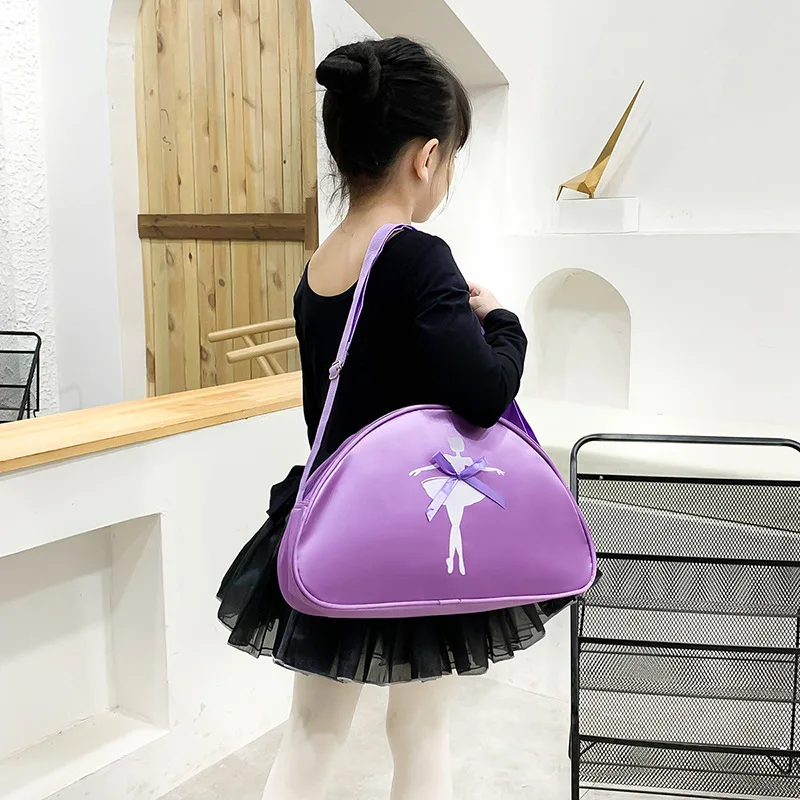 Sac pour le ballet, Sac de Danse fille, NOIR, Avec des rushes, sac de  Ballet