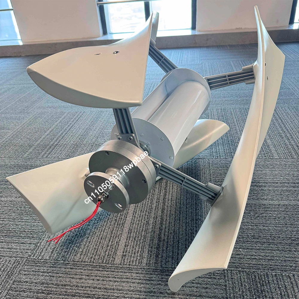 กังหันลมผลิตไฟฟ้าแนวตั้ง 12V 24V 48V 10KW 5KW พร้อมแม่เหล็กถาวร ระบบแม่เหล็กไฟฟ้าลอยตัว พลังงานลมฟรี พร้อมเครื่องชาร์จไฮบริด 1