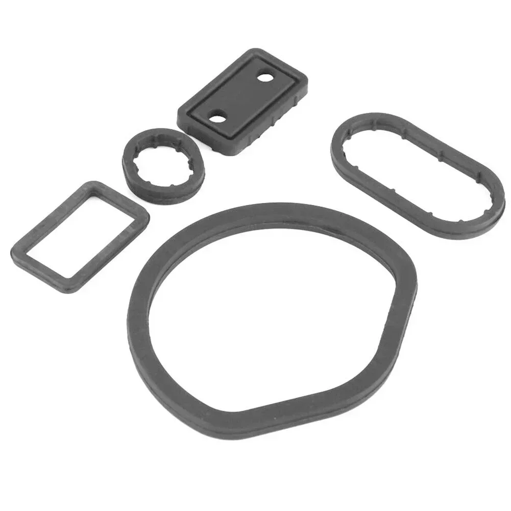 Oil Filter Housing Seal Gasket Kit 5pcs For Mercedes W163 W202 W208 W210 1121840061 1121840161 1121840261 1121840361