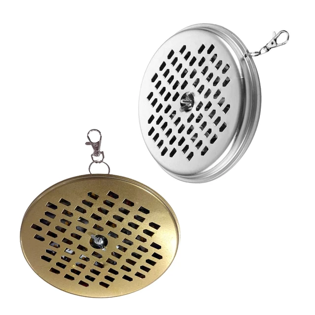 Többfunkciós Szúnyog Tekercs Tálca Horgászathoz Hordozható Beltéri Kültéri Szúnyogos Füstölő Doboz Fém Kerek Állvány Tányér