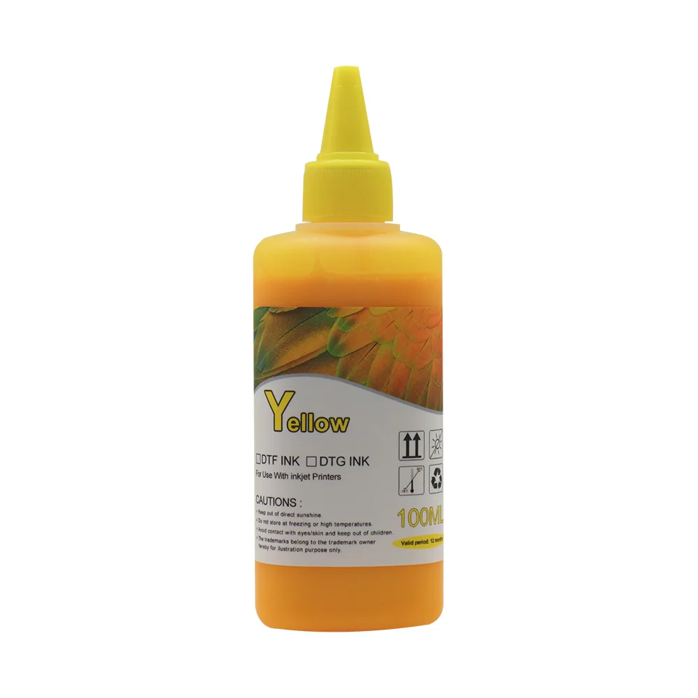 600ML DTF ink kit For Direct Transfer Film For All DTF Printer Textile ink for PET Film hot melt powder transfer film