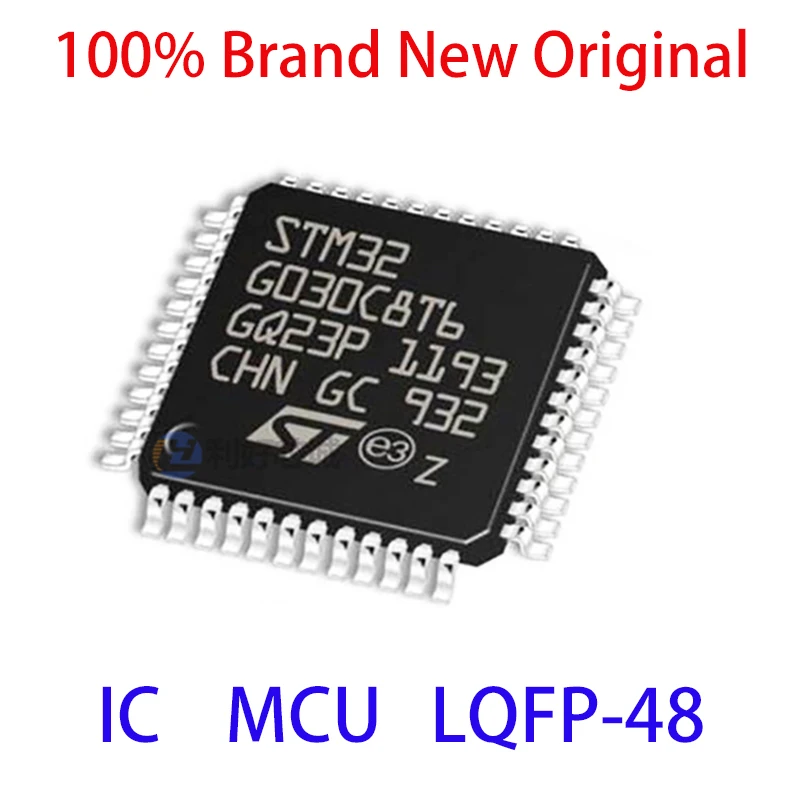 STM32F030C8T6 STM STM32F STM32F030 STM32F030C8 STM32F030C8T 100% Brand New Original IC MCU LQFP-48 chip