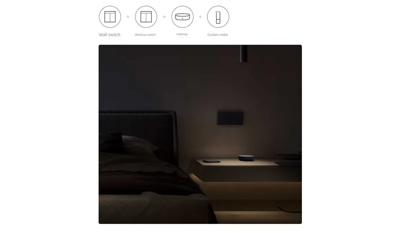 H1M Smart Wall Switch With Neutral MARS-Tech 6 Colors Wireless Key Light Switch