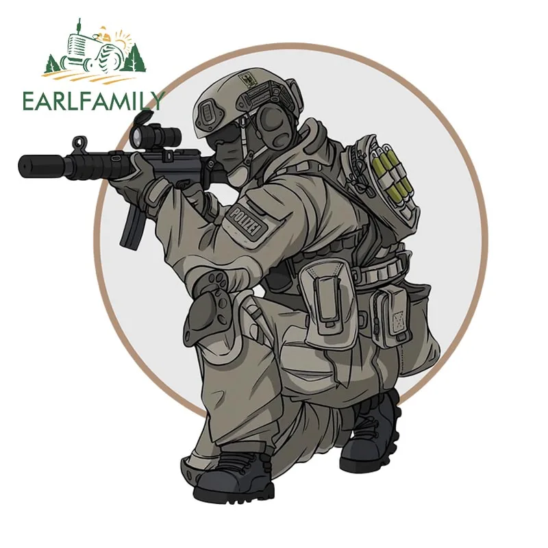 Airborne Division Close Quarters Combat Special Forces Vinyl Car Sticker car sticker car stickers car body stickers car styling accessories Laptop Travel Luggage Decal Car Styling EARLFAMILY