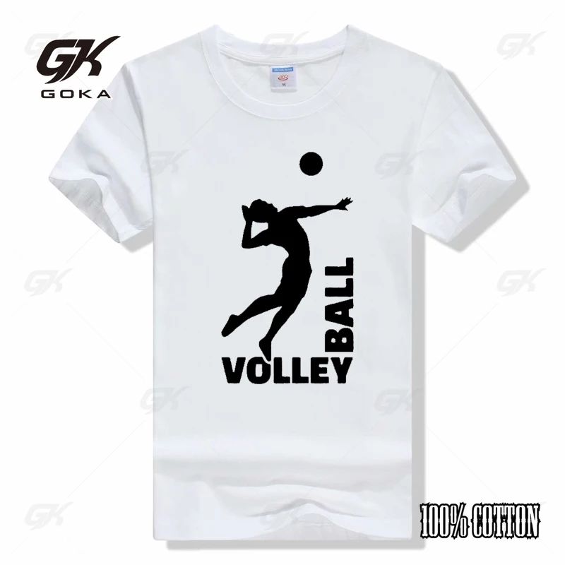 Fashion Print T-Shir Evolution Volleyballer Ball Player Casual Tops Tees Casual Wear Short sleeved Round neckTee