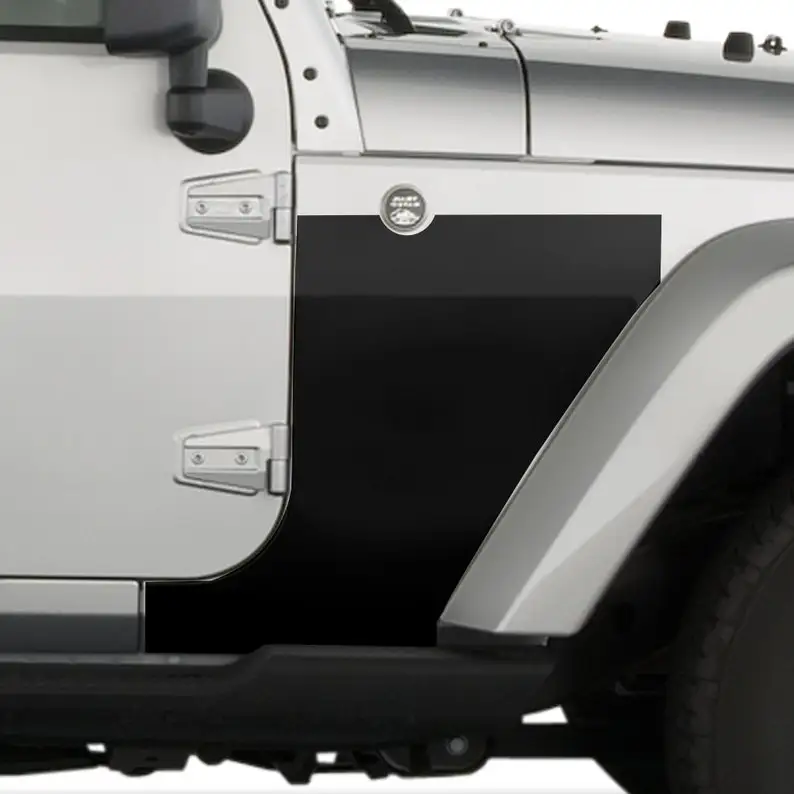 

Front Fender Cowl Wrap Graphic Decal for Car Wrangler JK 2007-2017 Blackout
