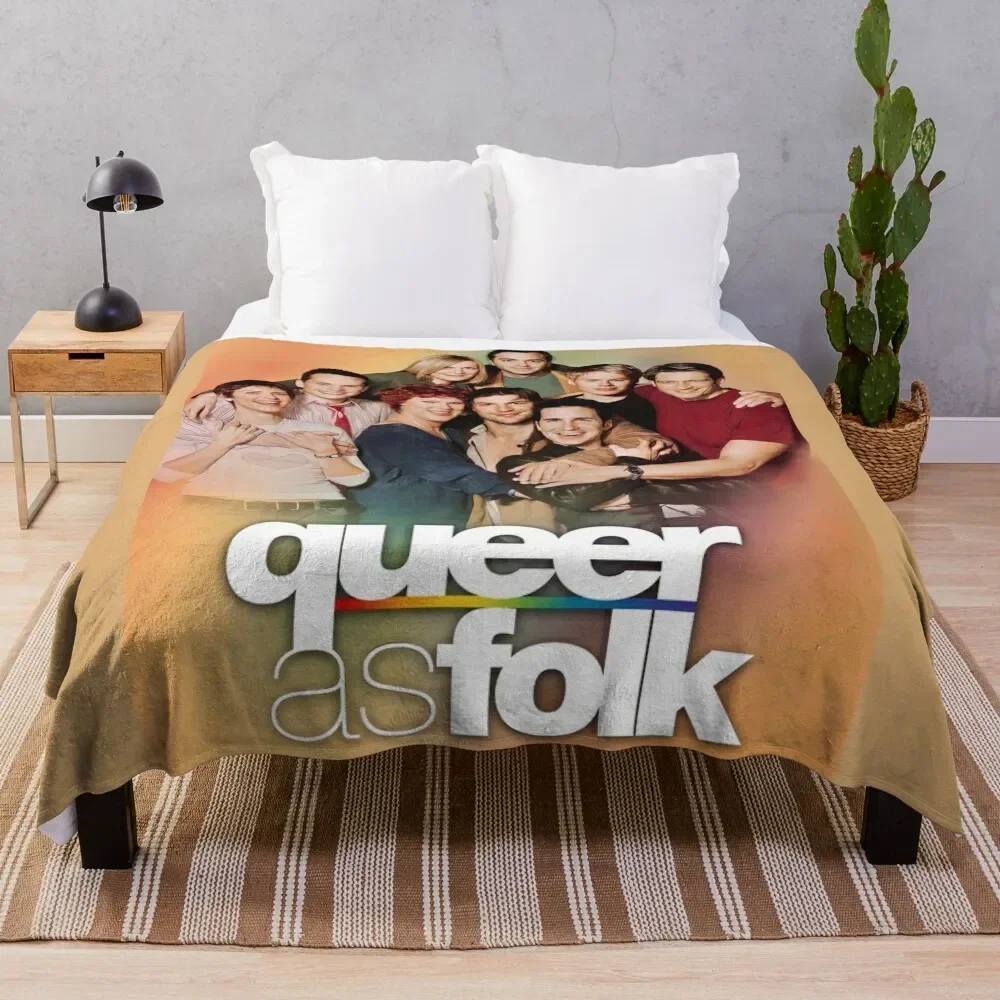 

Queer as folk S5 GOLD Throw Blanket Summer blankets ands Blankets