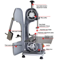 Electric Meat and Bone Saw Machine Desktop Commercial  Frozen Meat Bone Cutting Machine For Cut Bone/Trotter/Ribs/Fish/Meat/Beef 2