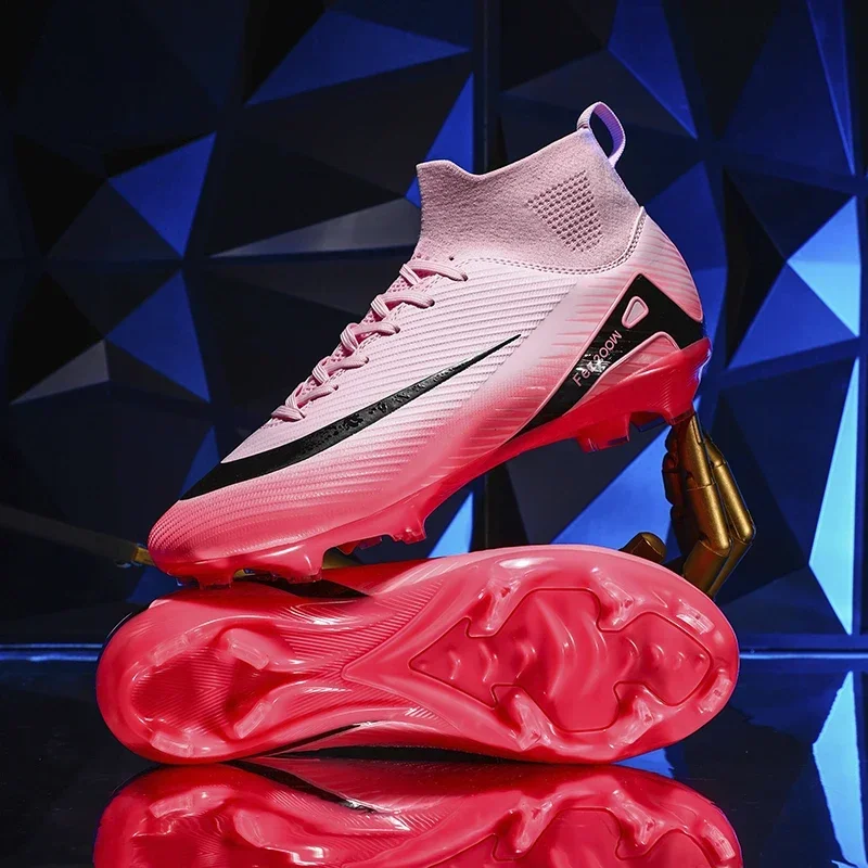 Men Football Boots Society Children Professional Resistant Studded TF/FG Unisex Soccer Shoes Top Quality Sneakers Football Shoes