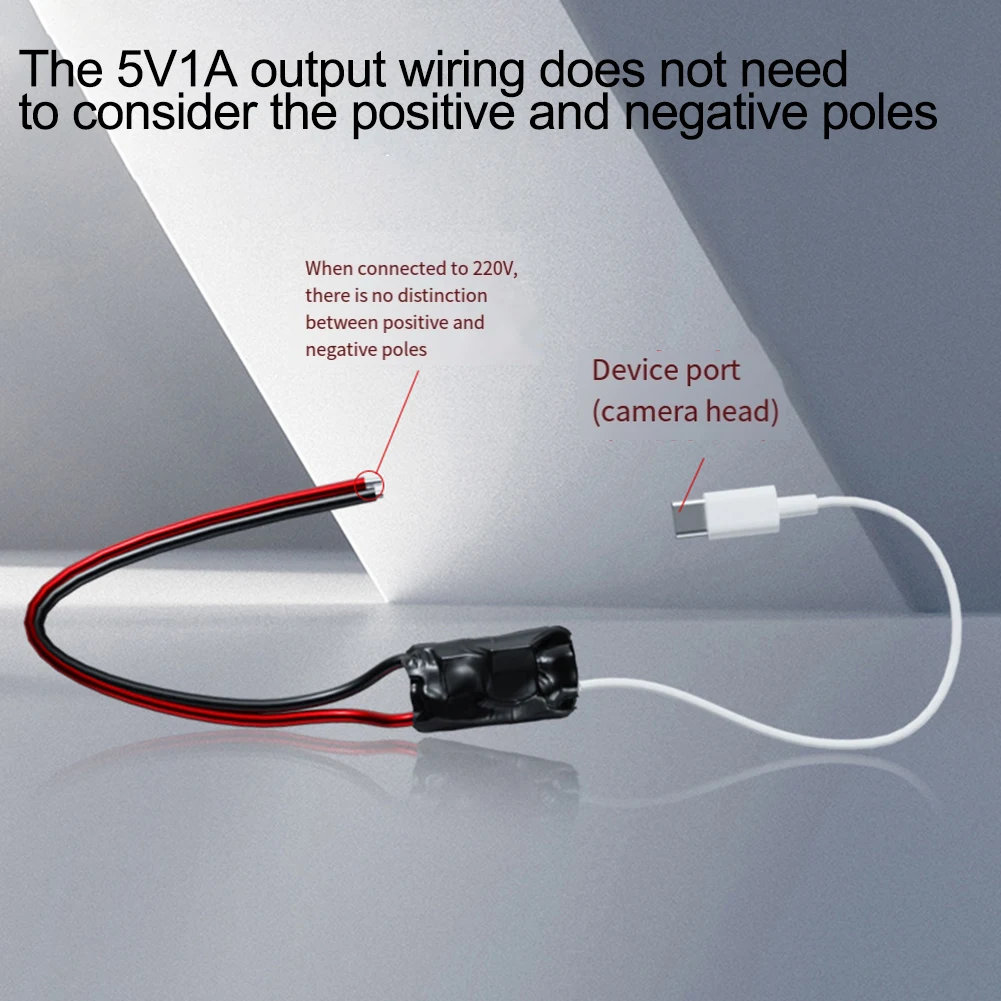1 PCS Current Transformer 220 To 5V Transformer Plastic Wireless Camera Transformer Household Power Monitoring Adapter