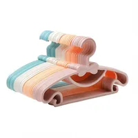 Porte-vêtements en plastique pour bébé, 5/10/20 pièces, Portable, affichage de serviettes, écharpes, cintres coupe-vent pour enfants, cintre, organisateur de vêtements 5