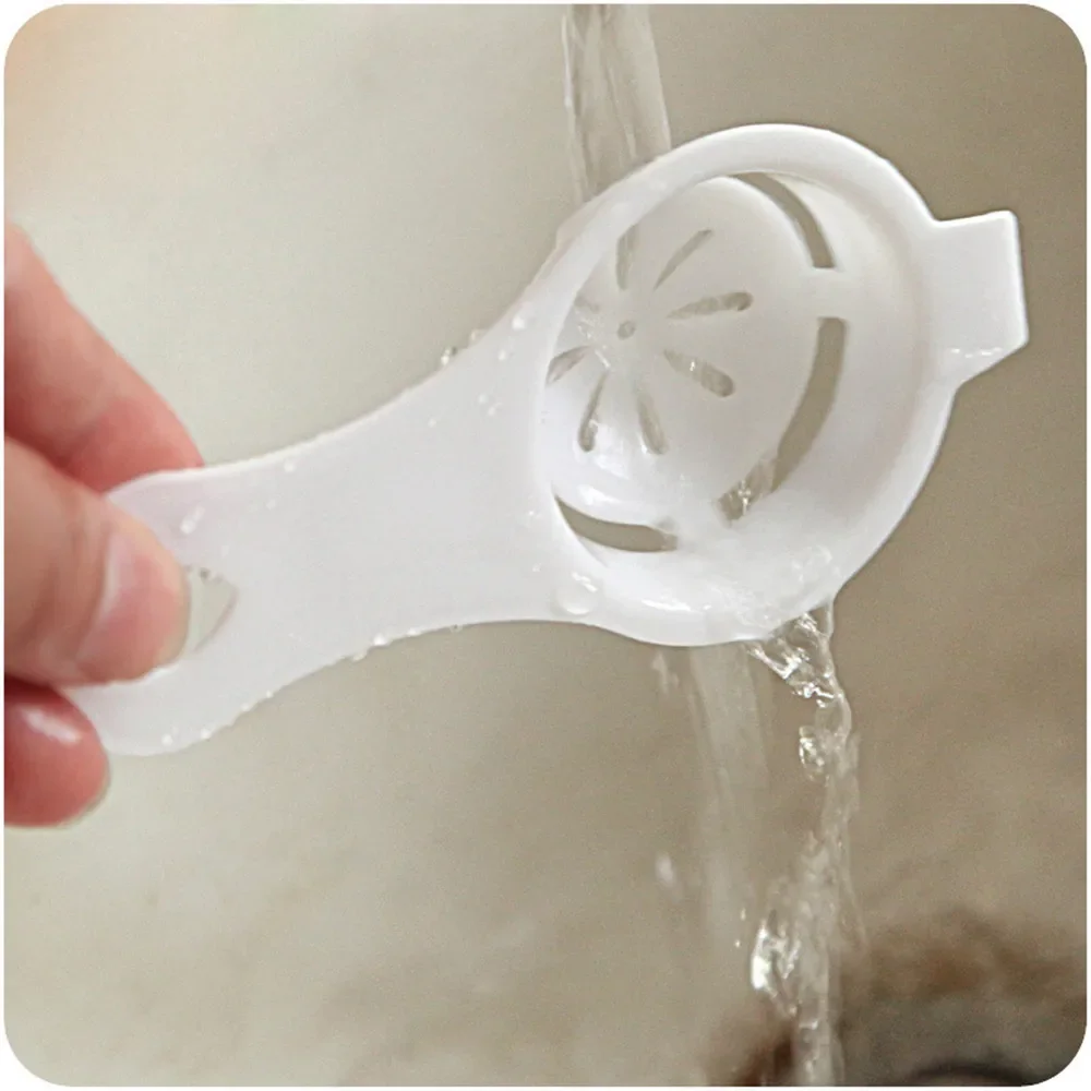 Egg Yolk White Separator Divider Holder Sieve Household Plastic Kitchen Tool 1 Pc egg separator