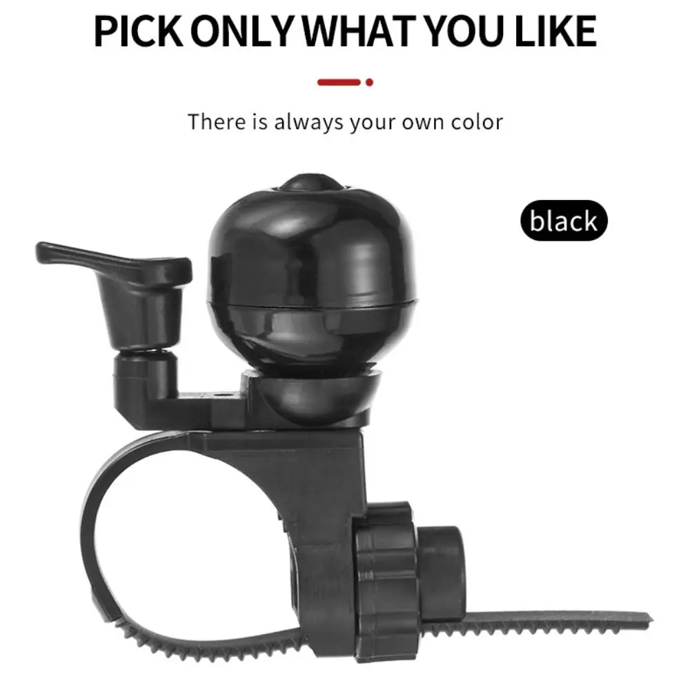 Durable Aluminum Alloy Bicycle Alarm Bell Black Red Blue Gold Lightweight Retro Bells Loud Horn