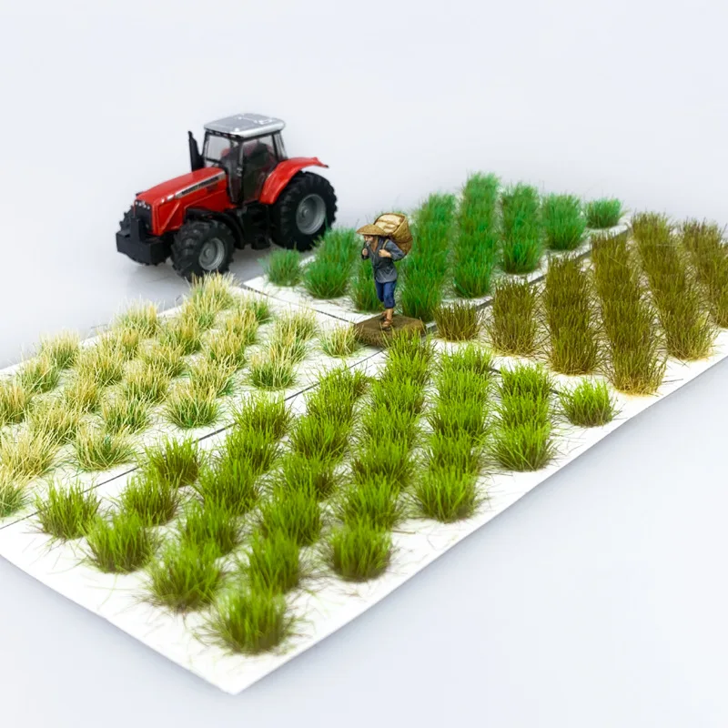 

[4 set 128pcs]Seasonal Grass Nesting Model Sand Table Building Scene