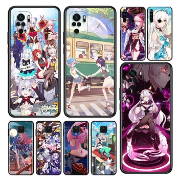 Силиконовый чехол Honkai Impact 3rd для Xiaomi Redmi Note 11 11T 10 10S 9 9S Pro Max 10T 9T 8T 8 7 6 5 Pro, чехол для телефона