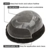 Toupee Men Mono PU Base Wig For Men Male Hair Prosthesis Breathable Lace Front Man Wig Capillary Prosthesis Replacement System 2