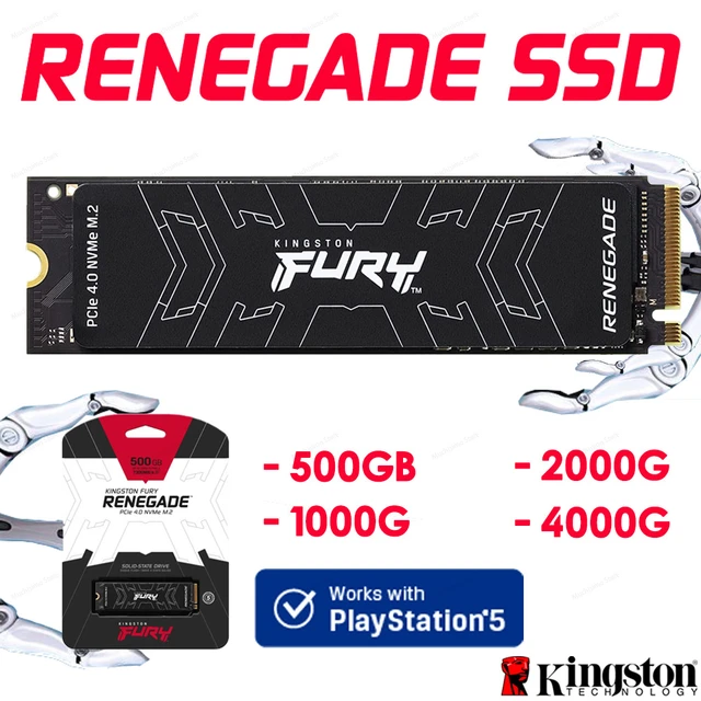 Kingston Fury Renegade Ssd 1tb  Kingston Fury Renegade Ssd 2tb - Kingston  4.0 M.2 - Aliexpress