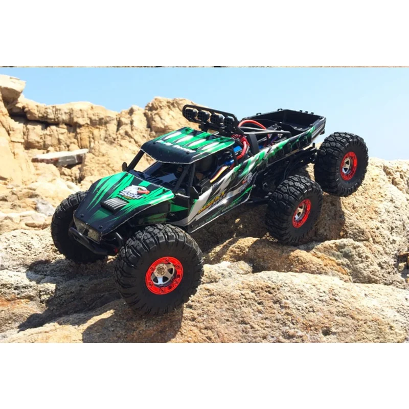 Feiyue Fy06 Fy-06 1:12 Rc Car 2.4ghz 6wd 60km/Hrc Off-Road Desert Truck Rtr Led Lights Metal Shock Absorber Vs Fy03 144001 Gifts 4