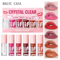 MAGIC CASA Hydrating Jelly Lip Oil Set - Moisturizing & Long - Lasting Shimmer (24023)