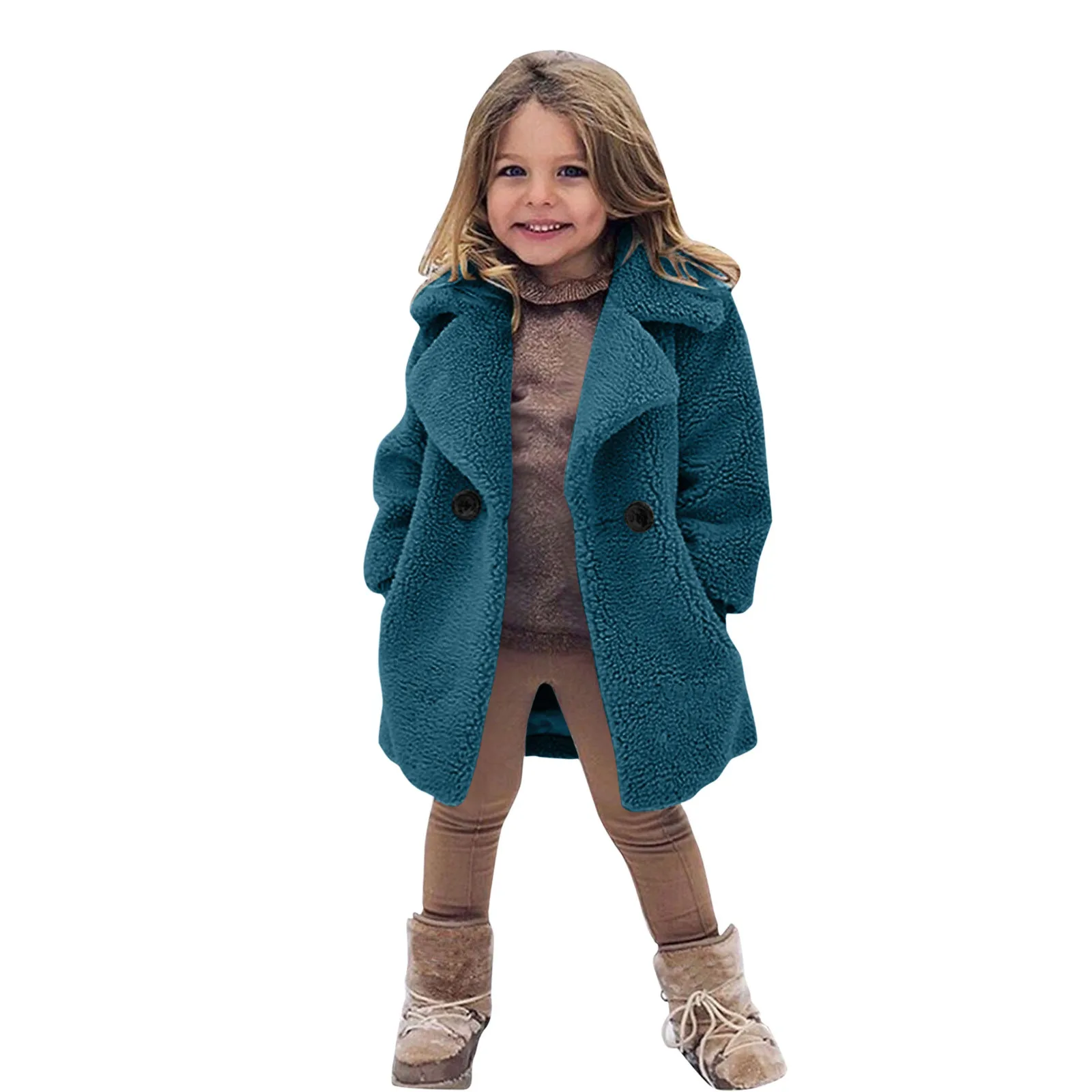 Girls' Winter Warm Jacket Toddler Baby Kids Girls Winter Windproof Thicken Coat Jacket Warm Fleece Outerwear Детское Пальто