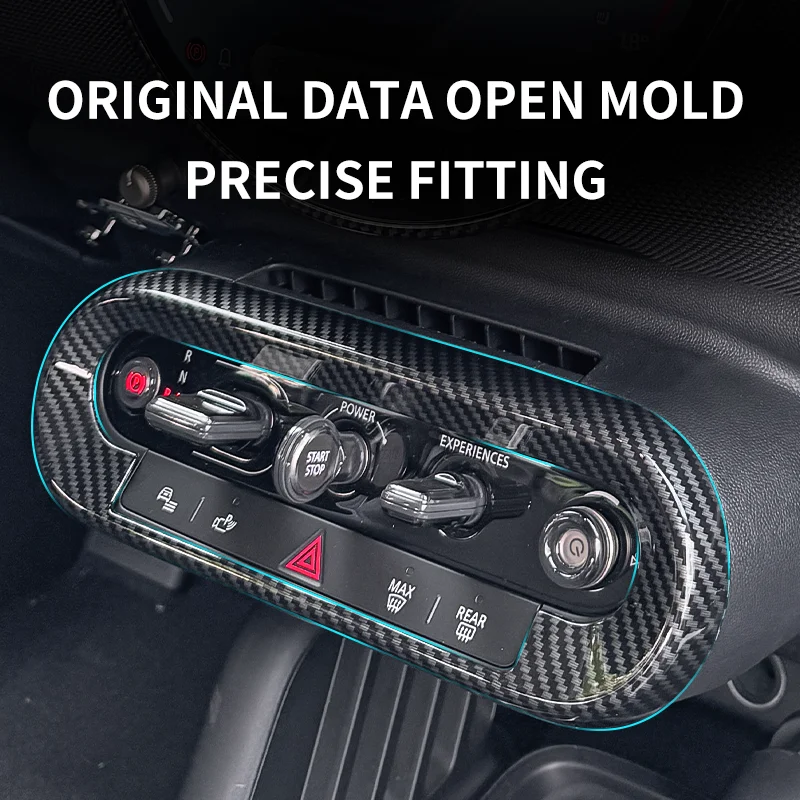 미니 쿠퍼 E/SE J01 EV J05 U25 F65 F66 F67 Countryman 2024 2025 자동차 중앙 제어 버튼 프레임 커버 스티커 액세서리