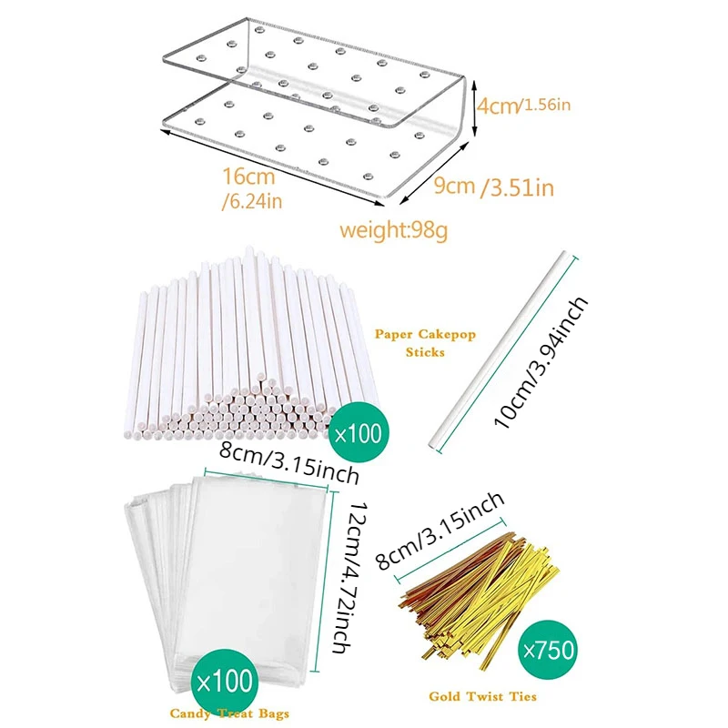 Transparent 15-Hole Candy and Snack Display Stand