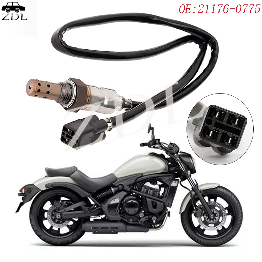 

21176-0775 211760775 Lambda Probe Oxygen O2 Sensor Compatible for Kawasaki Vulcan S EN650 2015-2022 Fits for Versys 650 KLE650 2