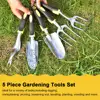 Garden Tool Hand Trowel,Rake,Cultivator,Weeder Tools With Ergonomic Handle,Garden Lawn Farmland Transplant Gardening Bonsai Tool 6