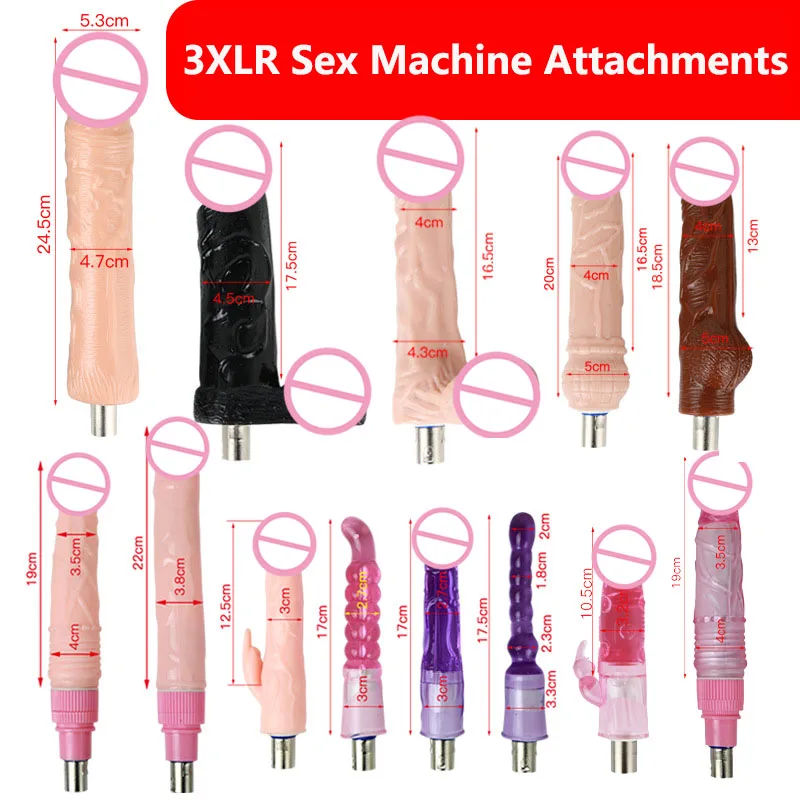 Sex Machine Traditional Dildos Attachment Anus Plug Penis Adult Toys for Women Couple Masturbation Machine Accessories 3XLR sex toy