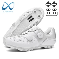 New Style Professional Cycling Shoes MTB Flat Road Racing Cleat Shoes Self-Locking Mountain Bike SPD Shoes Bicycle Sneakers Men 1