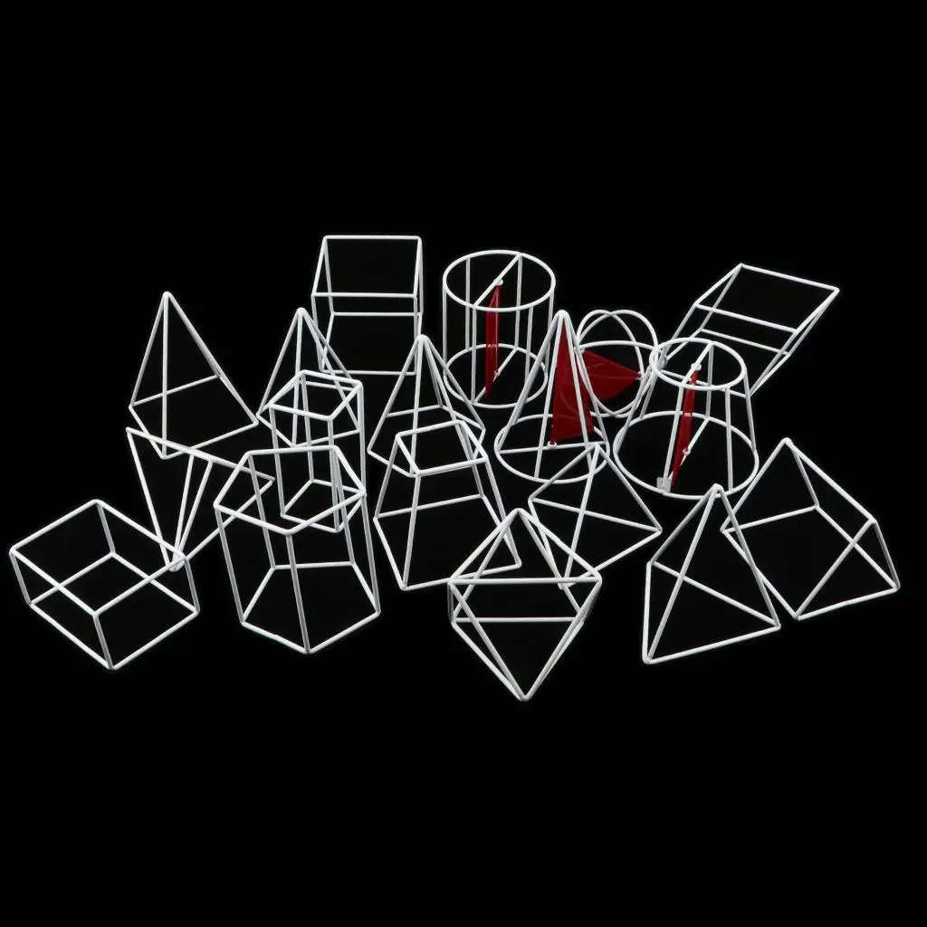 18x Assorted Geometric Geometry Mathematics Learning High Toy