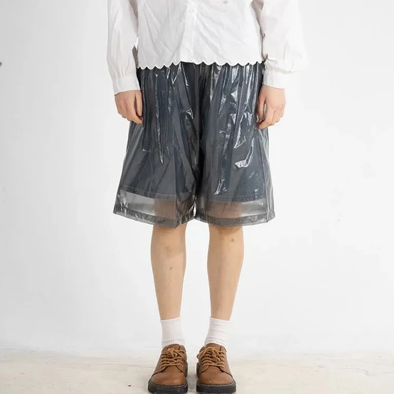 TPU 투명 플라스틱 반바지, 부드러운 탄성, 조용한 누출 방지, ABDL 성인  기저귀 바지, 커플 야외 스포츠 방수, 신제품