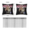 Liv Morgan Square Pillowcase Pillow Cover Cushion Zip Decorative Comfort Throw Pillow for Home Bedroom 2